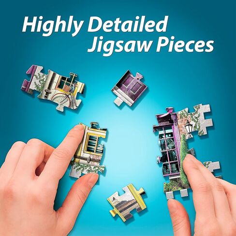 Wrebbit3D Madam Malkin’s and Florean Fortescue’s Ice Cream Puzzle for Teens and Adults | 290 Real Jigsaw Puzzle Pieces | Not Just an Ordinary Model Kit for Adults | Great Gift for Harry Potter Fans in Kuwait