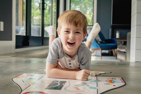 Chuckle & Roar - Spaceship Puzzle - Engaging and Educational Puzzles for Kids - Larger Pieces Designed for Preschool Hands - 50 PC Floor Puzzle in Saudi Arabia