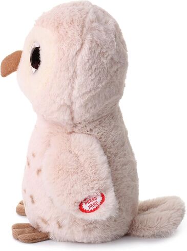 لعبة قطيفة للحيوانات الحية المحشوة على شكل بومة راقصة - لعبة تفاعلية للأطفال الصغار - بومة تغني - حيوانات أليفة محشوة لطيفة وناعمة على شكل حيوانات حية للأطفال - لعبة حيوانات أليفة محشوة من القطيفة المتحركة للأطفال الصغار in Kuwait