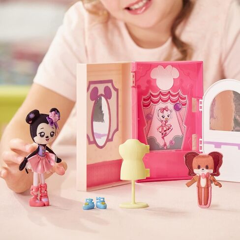 Disney 6" Soft Rag Doll Deluxe Pack – 2pc Toy Dolls |Anna and Olaf's Castle Ice Rink Playset in Kuwait