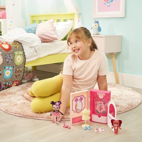 Disney 6" Soft Rag Doll Deluxe Pack – 2pc Toy Dolls |Anna and Olaf's Castle Ice Rink Playset in Kuwait