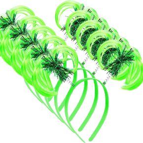 WILLBOND 6 Pieces Tinsel Wrapped Ponytails Headbands Costume Party Headwear Accessory Halloween Head Bopper for Party in Saudi Arabia