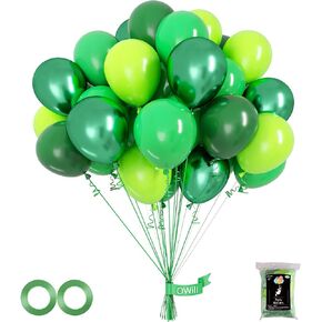 OWill 120 قطعة بالونات متنوعة الألوان 12 بوصة قوس قزح بالونات اللاتكس، بالونات الحفلات الملونة لأعياد الميلاد وحفلات الزفاف وحفلات الزفاف وديكور إكليل القوس in Kuwait