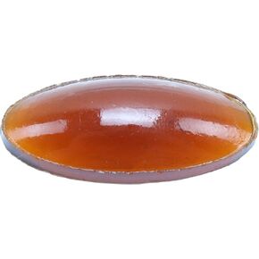 Oval Glass Jewels for Stained Glass Projects of Making Tiffany Style Lampshades, Window Panels and Suncatchers, 100PCS (15mm, Blue)