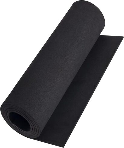 Black eva Foam roll, (1mm to 20mm) Premium Cosplay EVA Foam Sheet,2mm Thick,49"x13.5",High Density 86kg/m3 for Cosplay Costume, Crafts, DIY Projects by MEARCOOH in Kuwait