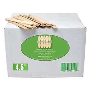Perfect Stix - PS-114st-1,000 4.5" Craft Sticks/ Ice Cream Sticks/ Natural Wood - Box of 1,000ct in Saudi Arabia