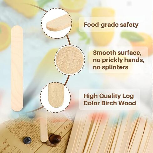 Perfect Stix - PS-114st-1,000 4.5" Craft Sticks/ Ice Cream Sticks/ Natural Wood - Box of 1,000ct in Saudi Arabia