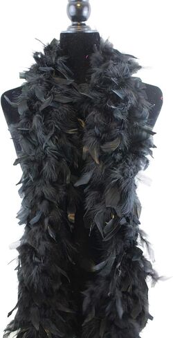 Fukang Feather Turkey Chandelle Feather Boa - 72 inch 60 Gram in Kuwait