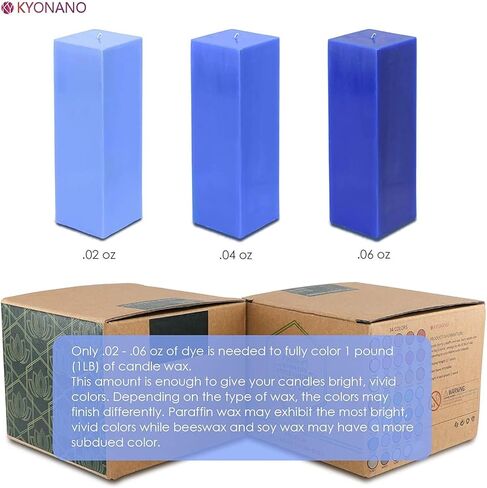 KYONANO Candle Dye 34 Colors Set for Making 67 lb Wax, Candle Color Dye for Soy Wax& More Vegetable Wax Dye,Candle Dyes for Candle Making Candle Color Dye for DIY High Safety, Easy-Cleaning & Portable in Saudi Arabia