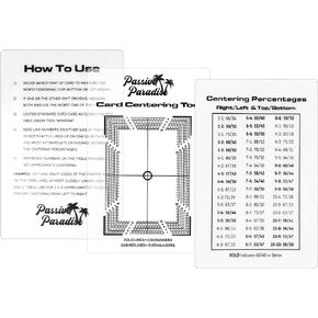 Card Grading Centering Tool - Sports Trading Card Submission Pre-Inspection Kit (Centering Tool)