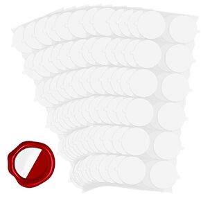 600 Pcs Adhesive Dots for Wax Seal Stickers, Adhesive Wax Seal Stickers with Pull Ring, Transparent Removable Sticky Tack Putty for Wax Seal DIY Craft Photo Wall Hanging in Kuwait