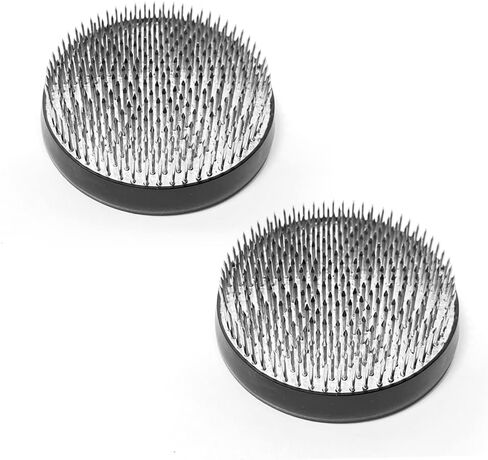Flower Frog Stainless Steel Pin Frog Flower Arrangement Holder (2.4 Inch (60mm)) in Kuwait