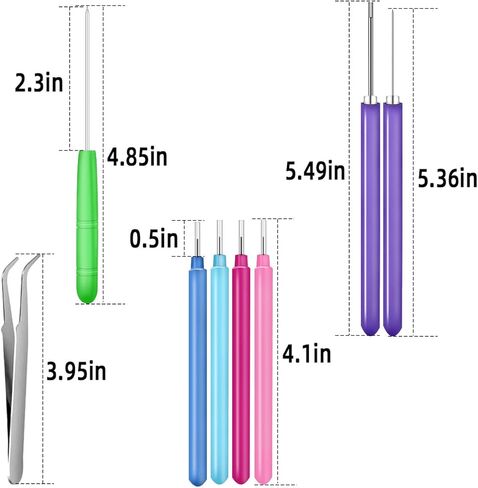 12 Pcs Paper Quilling Slotted Tool Paper Curling Tools Kit Quilling Needle Pen for Art Craft Different Size DIY Paper Cardmaking Project Rolling Multifunction Slotted Quilling Tool Set Handmade Tools in Saudi Arabia