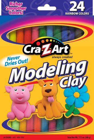 Cra-Z-Art Modeling Clay, 17.5 oz, 24 Count (10901) in Saudi Arabia