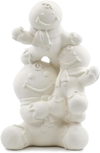 New Hampshire Craftworks Gingerbread Men Stack - Paint Your Own Ceramic Keepsake in Saudi Arabia