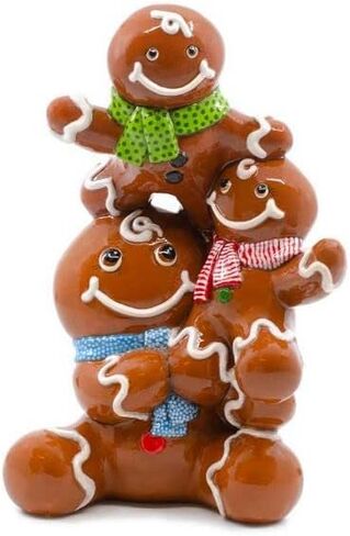New Hampshire Craftworks Gingerbread Men Stack - Paint Your Own Ceramic Keepsake in Saudi Arabia