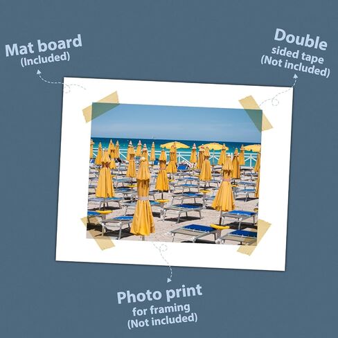 Golden State Art 13x19 White Uncut Picture Mats Matboards, Pack of 10 | Acid-free Backing Mat Board for Frames, Prints, Photos, DIY Projects in Saudi Arabia