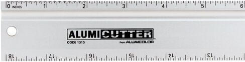 Alumicolor Alumicutter, Safety Ruler and Straight Edge, Aluminum, 30 inches, Silver (1315-1) in Saudi Arabia