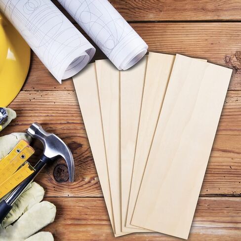 12 Pack Basswood Plywood Sheets 6x12x1/8 Inch-3 mm Thick Unfinished Plywood Sheets Thin Basswood Sheets Boards Craft Wood Sheets for DIY Crafts, Laser Projects, Painting, Wood Burning,Model Making in Saudi Arabia