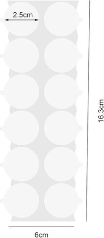 600 Pcs Adhesive Dots for Wax Seal Stickers, Adhesive Wax Seal Stickers with Pull Ring, Transparent Removable Sticky Tack Putty for Wax Seal DIY Craft Photo Wall Hanging in Kuwait