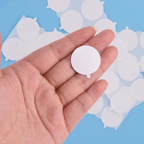 600 Pcs Adhesive Dots for Wax Seal Stickers, Adhesive Wax Seal Stickers with Pull Ring, Transparent Removable Sticky Tack Putty for Wax Seal DIY Craft Photo Wall Hanging in Kuwait