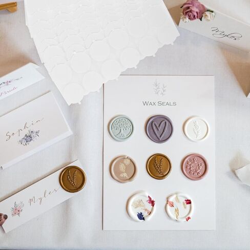 600 Pcs Adhesive Dots for Wax Seal Stickers, Adhesive Wax Seal Stickers with Pull Ring, Transparent Removable Sticky Tack Putty for Wax Seal DIY Craft Photo Wall Hanging in Kuwait