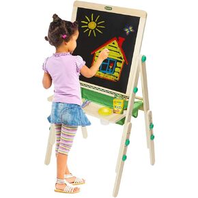 Crayola Kids Mini Wooden Art Easel & Supplies, Toddler Toys, Gift for Kids, Ages 3, 4, 5, 6 in Saudi Arabia