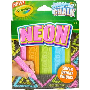Crayola Neon Chalk 5ct in Saudi Arabia