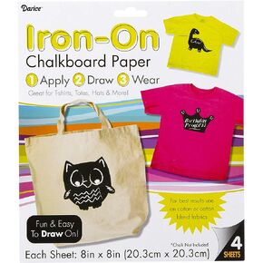 Darice 2702-20 Iron On Chalkboard Sheet, 8x8 in Saudi Arabia