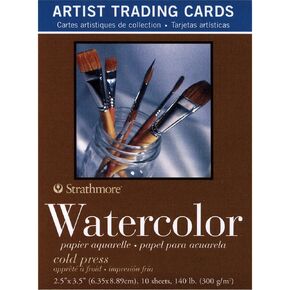 Strathmore 300 Series Bristol Artist Trading Cards, Smooth Surface, 20 Sheets in Saudi Arabia