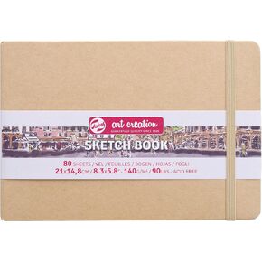 Talens Art Creation Sketchbook, Black, 80 Sheets, 5.1 x 8.3 in in Saudi Arabia