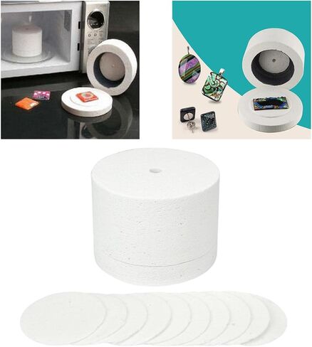 AMLESO Ceramic Microwave Kiln with Kiln Paper Small Professional for fusework Beginner in Saudi Arabia