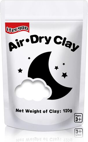 ifergoo Air Dry Clay, 36 Colors Magic Foam DIY Molding Clay for Slime add ins & Slime Supplies, Easy to use, Great Gift for Kids in Kuwait
