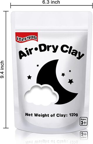 ifergoo Air Dry Clay, 36 Colors Magic Foam DIY Molding Clay for Slime add ins & Slime Supplies, Easy to use, Great Gift for Kids in Kuwait