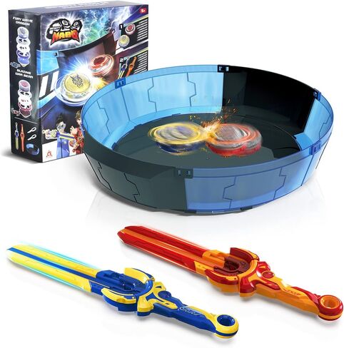 Infinity Nado Battling Tops Burst Toy for Boys Grils Age 5+ Including Gaming Top Toys, Sword Launcher - Dream World Magic Dragon, Lightning Purple in Saudi Arabia