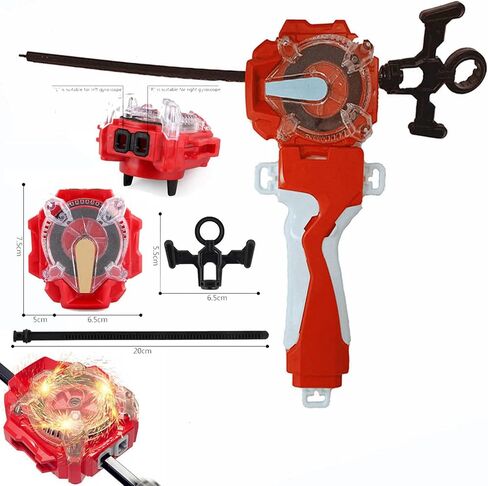 لعبة Bey Battle Burst Booster GT B-155 Master Diabolos/Devolos .Gn Bey Sparking Launcher LR Wire Ripcord Starter Set Gaming Top Gyro Battling Top Bey LR Launcher Handle Grip Kit (B-155) in Saudi Arabia