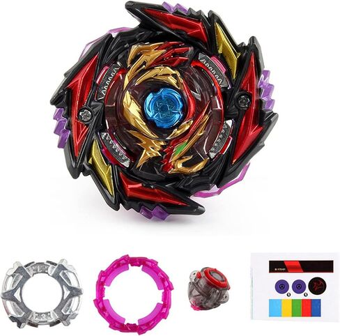 لعبة Bey Battle Burst Booster GT B-155 Master Diabolos/Devolos .Gn Bey Sparking Launcher LR Wire Ripcord Starter Set Gaming Top Gyro Battling Top Bey LR Launcher Handle Grip Kit (B-155) in Saudi Arabia