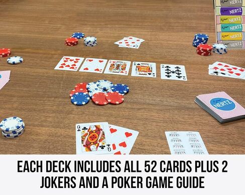 Regal Games Nertz Playing Cards 12 Pack - Decks of 12 Color Cards Wide-Size & Fun Playing Cards - Deck of Playing Cards for Poker, Solitaire, Blackjack & More in Saudi Arabia