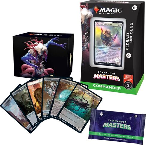 Magic: The Gathering Commander Masters Commander Deck Bundle – Includes All 4 Decks (1 Eldrazi Unbound, 1 Enduring Enchantments, 1 Planeswalker Party, and 1 Sliver Swarm) in Saudi Arabia