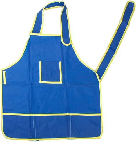 STOBOK Children Kids Waterproof Art Craft Apron Smock for DIY Painting Drawing (Blue) in Saudi Arabia