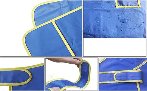 STOBOK Children Kids Waterproof Art Craft Apron Smock for DIY Painting Drawing (Blue) in Saudi Arabia