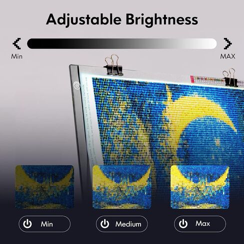 LitEnergy A4 LED Copy Board Light Tracing Box, Adjustable USB Power Artcraft LED Trace Light Pad for Tattoo Transferring, Drawing, Sketching, Animation, Stenciling, Diamond Art Painting Accessories in Kuwait