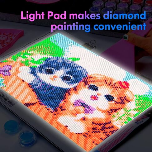 LitEnergy A4 LED Copy Board Light Tracing Box, Adjustable USB Power Artcraft LED Trace Light Pad for Tattoo Transferring, Drawing, Sketching, Animation, Stenciling, Diamond Art Painting Accessories in Kuwait