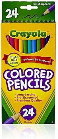 Crayola Colored Pencils, Assorted Colors, 24 Count (Pack of 3) in Saudi Arabia