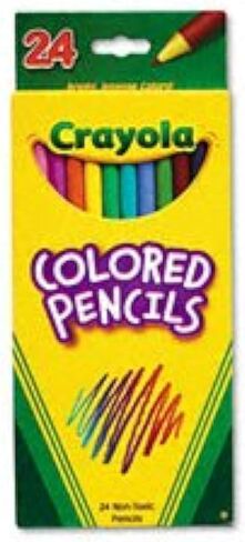 Crayola Colored Pencils, Assorted Colors, 24 Count (Pack of 3) in Saudi Arabia