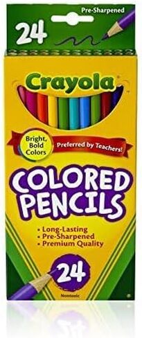Crayola Colored Pencils, Assorted Colors, 24 Count (Pack of 3) in Saudi Arabia