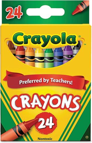 Classic Color Crayons, Peggable Retail Pack, 24 Colors in Saudi Arabia