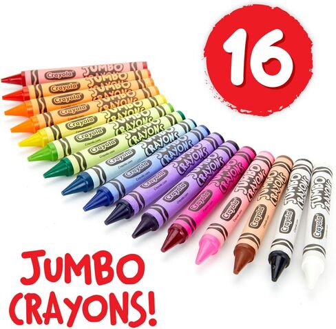 Crayola Crayons, Bulk School Supplies For Kids, 24 Count Crayon Box (Pack Of 6), Assorted Colors in Saudi Arabia