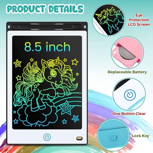 Zhehao 20 Pack 8.5 Inch LCD Writing Tablet Drawing Board,Pastel,Classic in Kuwait