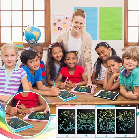Zhehao 20 Pack 8.5 Inch LCD Writing Tablet Drawing Board,Pastel,Classic in Kuwait